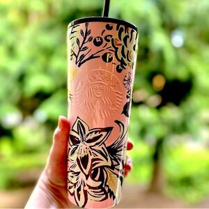 NWT Starbucks Enchanted Forest Winter 2022 24 oz Cold Tumbler